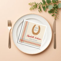 Rustiek Western Hoefijzer Baby shower