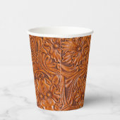 Rustiek western land cowboy bruiloft gunst papieren bekers (Rechts)