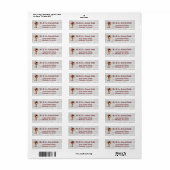 Rustiek Western Land Marsala  Boot Boho Etiket (Full Sheet)