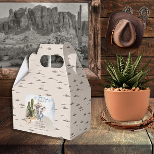 Rustiek Western Olifant Cowboy Boy Baby shower Bedankdoosjes