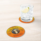 Rustiek Western Save the Date Onderzetter (Insitu)