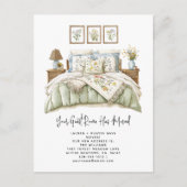 Rustiek Wij hebben elegante botanische Waterverf v Aankondigingskaart (Voorkant)