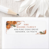 Rustiek Winter Vakantie Feest Etiket (Insitu)