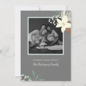 Rustiek winterblad plat 5 x 7 Wenskaart Kaart (Voorkant)