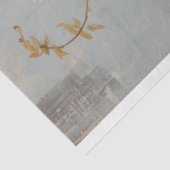 Rustiek Wit Pompoen en Bloemen Tissue Papier (Detail)