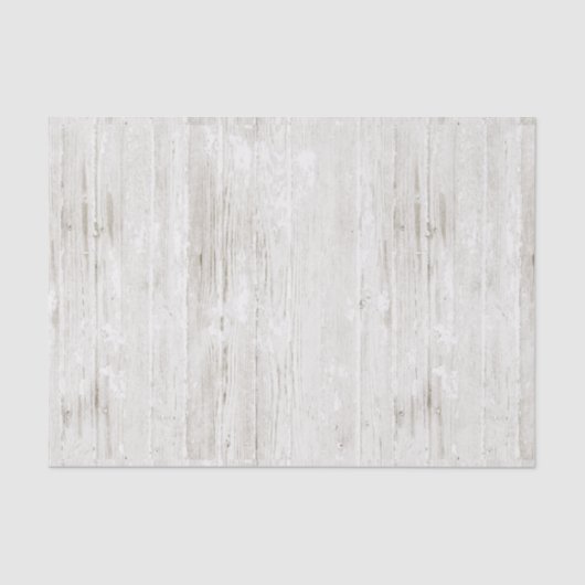 Rustiek witgekalkt hout tissuepapier (Voorkant)