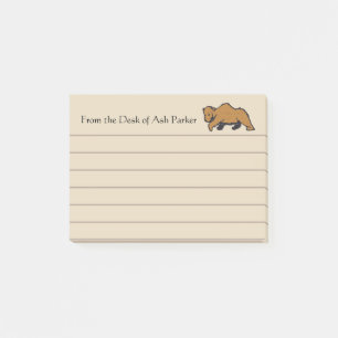 Rustiek Woodland Grizzly Beer Post-it® Notes