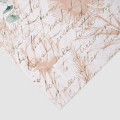 Rustiek Zonnebloemboeket  Letter Decoupage Tissuepapier (Detail)