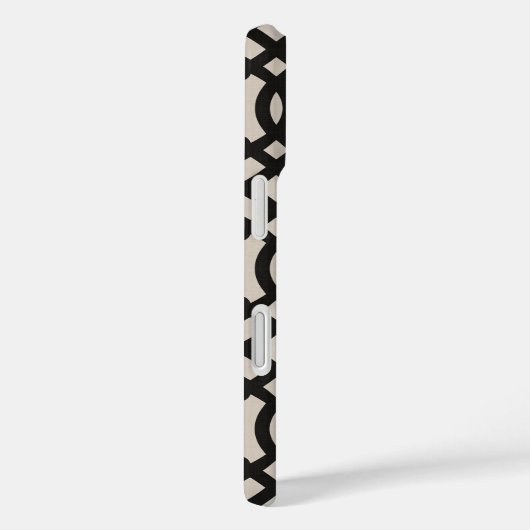 Rustiek zwart Trellis Case-Mate iPhone Case (Achterkant / Rechts)