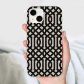 Rustiek zwart Trellis Case-Mate iPhone Case