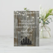 Rustiek Zwarte Woud Save The Date (Staand voorkant)