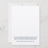 Rustieke 50e bruiloft Jubileum Floral Kraft Kaart (Achterkant)