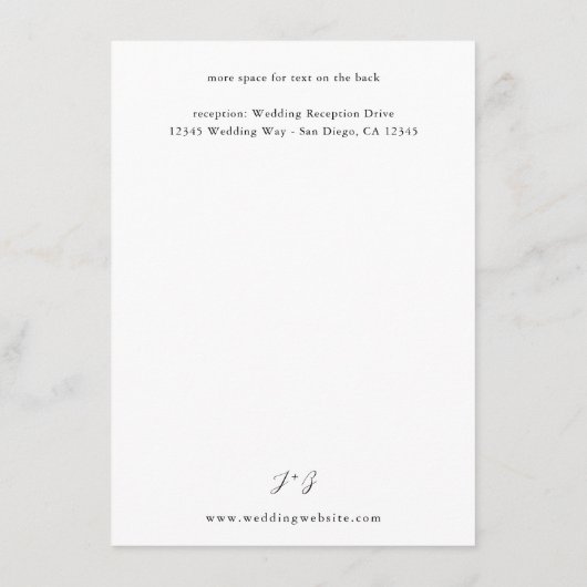 Rustieke Aarde & Champagne Bloemen Details 3 Informatiekaartje (Achterkant)