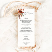 Rustieke Aarde & Champagne Florals Menu