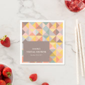 Rustieke Aardse Herfst Neutrale Aangepaste Bruidsb Servet (Insitu)