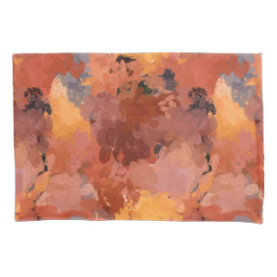 Rustieke Abstracte Waterverf Autumn Art Kussensloop