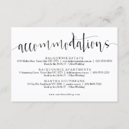 Rustieke accommodaties Info Kaart