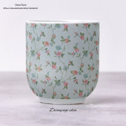 Rustieke achtergrond bloeien voor decoupage kunstw tissuepapier