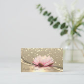 Rustieke Ambacht, Gouden Confetti, Lotus Visitekaartje (Staand voorkant)