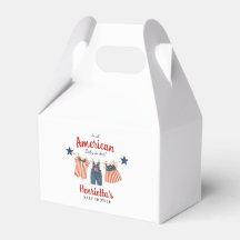 Rustieke Amerikaanse baby shower waslijn 