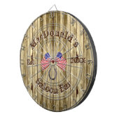 Rustieke Amerikaanse westerne salonbar Dartbord (Voorkant Rechts)