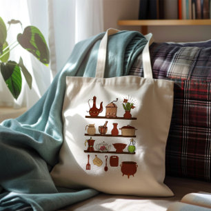 Rustieke Antiek keuken Ustensiles Elegant Tote Bag