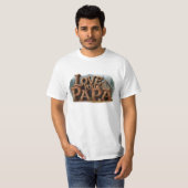 *~* Rustieke AP86 LIEFDE PAPA Vaderdag T-shirt (Voorkant volledig)