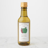 Rustieke appel cider flesetiket Sticker (Voorkant)