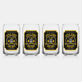 Rustieke Apple Cider gepersonaliseerd Blikvorm Glas (Voorkant)