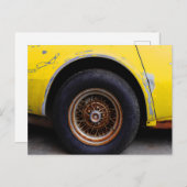 rustieke auto briefkaart (Voorkant / Achterkant)