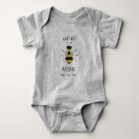 Rustieke Baby Bee Baby Custom Bodysuit Douche Gift