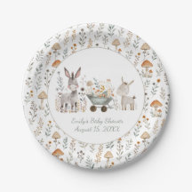 Rustieke baby-ezels Unisex Baby Shower |