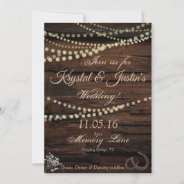 Rustieke Baby's Breath Trouwkaart Save The Date
