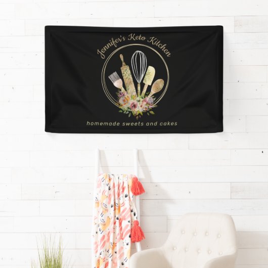 Rustieke Bakkerij Gezonde Pastry Home mades chef-k Spandoek (Insitu)