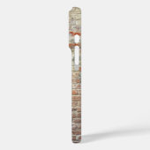 Rustieke bakstenen muur - getextureerd architecton Case-Mate iPhone case (Achterkant / Links)