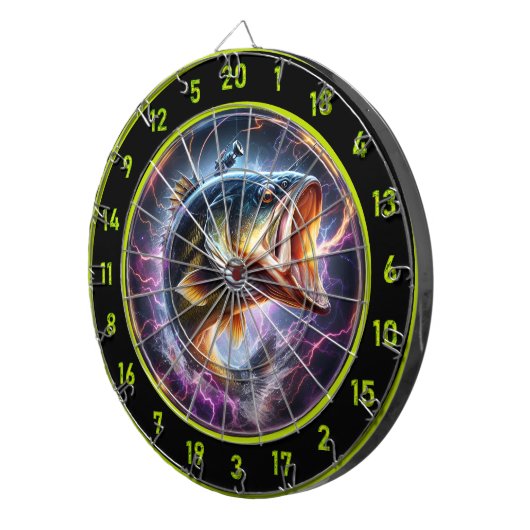 Rustieke baskunst voor gameliefhebbers dartbord (Voorkant Rechts)