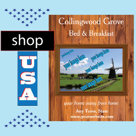 Rustieke Bed & Breakfast 🌿 Promotie Poster