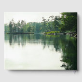 Rustieke berg meer bruiloft gasten herinneringen gastenboek (Achterkant)