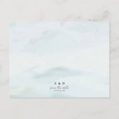 Rustieke bergen bruiloft budget Save the Date Kaar Briefkaart (Achterkant)