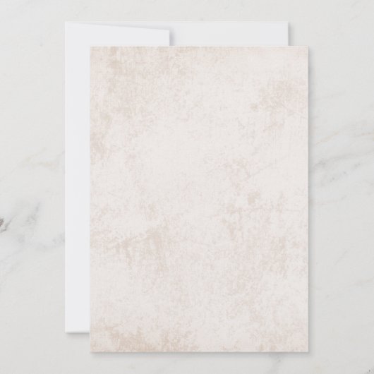 Rustieke bergen en dennenbomen bruiloft uitnodigin kaart (Achterkant)