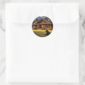 Rustieke berghut sticker (Tas)