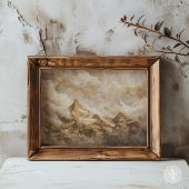 Rustieke bergtoppen Landschap kunst Poster