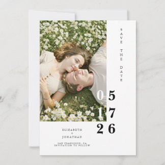 Rustieke bewerkbare trendy boho bruiloft save the date