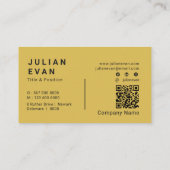 Rustieke Black Brick Wall Neon Typography Barber Visitekaartje (Achterkant)