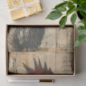 Rustieke Black Rooster Kip Decoupage Tissuepapier (Geschenk)