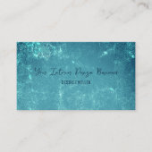 rustieke Blauwgroen groene vignet textuur Visitekaartje (Voorkant)