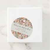 Rustieke Bloem Boho Bruidsmeisjesfeest Aangepaste  Bedankjes Labels (In situ)