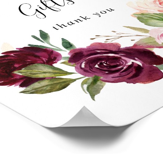 Rustieke bloem botanische kaarten en cadeaus bord poster (Hoek)