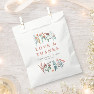 Rustieke Bloemen Boho Wildbloemen Bruiloft Bedankzakje