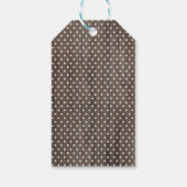 Rustieke Bloemen Bruids Tea Party Favor Cadeau Lab Cadeaulabel (Achterkant)